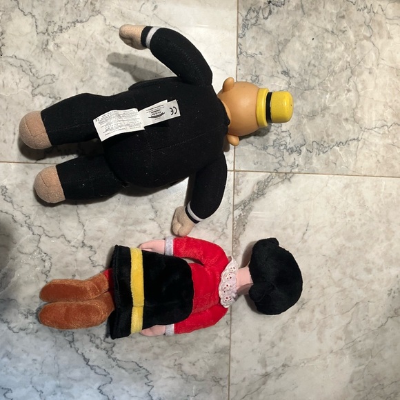 VTG 2000 Popeye's Wimpy Doll & 1999 Olive Oil Plush Doll Collectibles - Picture 5 of 7